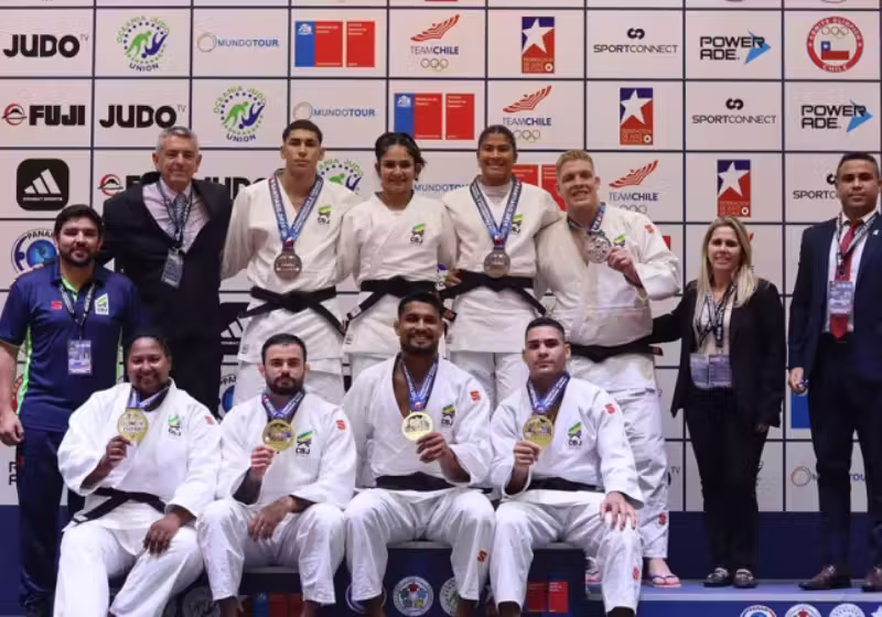 O Brasil fez história com as medalhas conquistas no Pan-Americano e Oceania de Judô 2025, em Santiago, no Chile. - Foto: Beatriz Riscado/CBJ