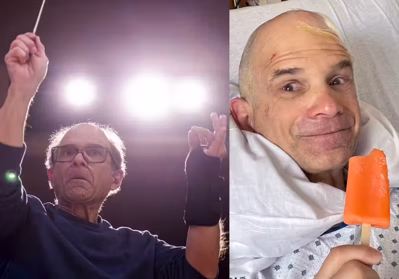 O maestro Rand Laycok retomou a vida após o novo tratamento com eletrodos e estímulos específicos diretamente no cérebro, voltar a reger a orquestra agora é uma realidade para ele. Foto: Cleveland Clinic